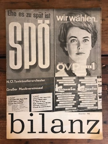 Bilanz dezember 1962 - bilanz, bilanz: