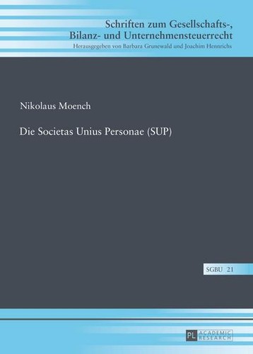 Die societas unius - die, personae