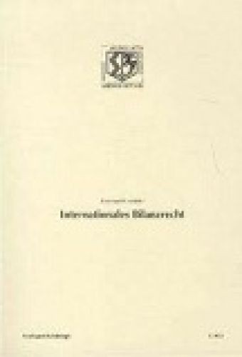 Internationales bilanzrecht - internationales,