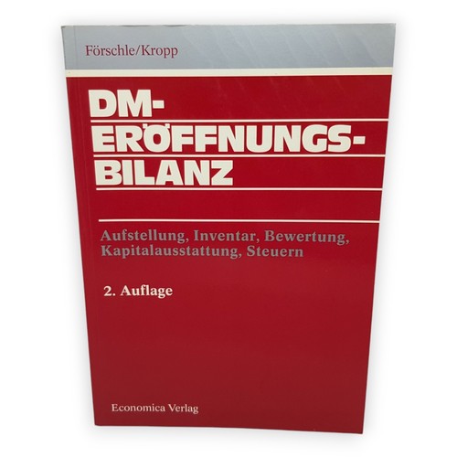 Eröffnungsbilanz - dm,