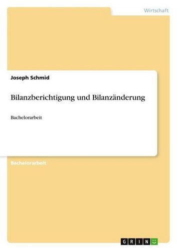 Bilanzberichtigung und